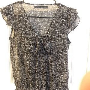 Zara polka dot blouse